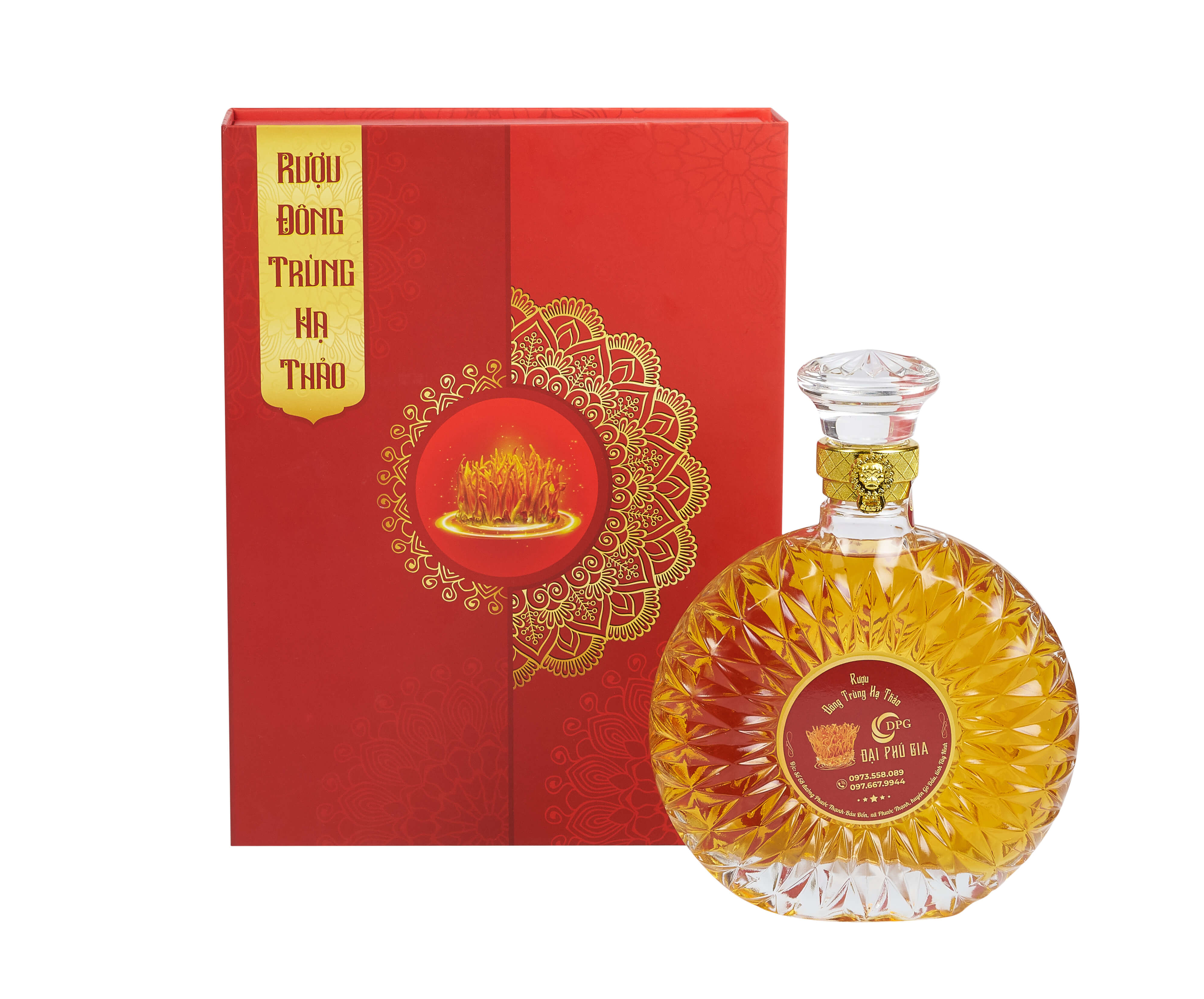 Rượu đông trùng hạ thảo (500ml) 